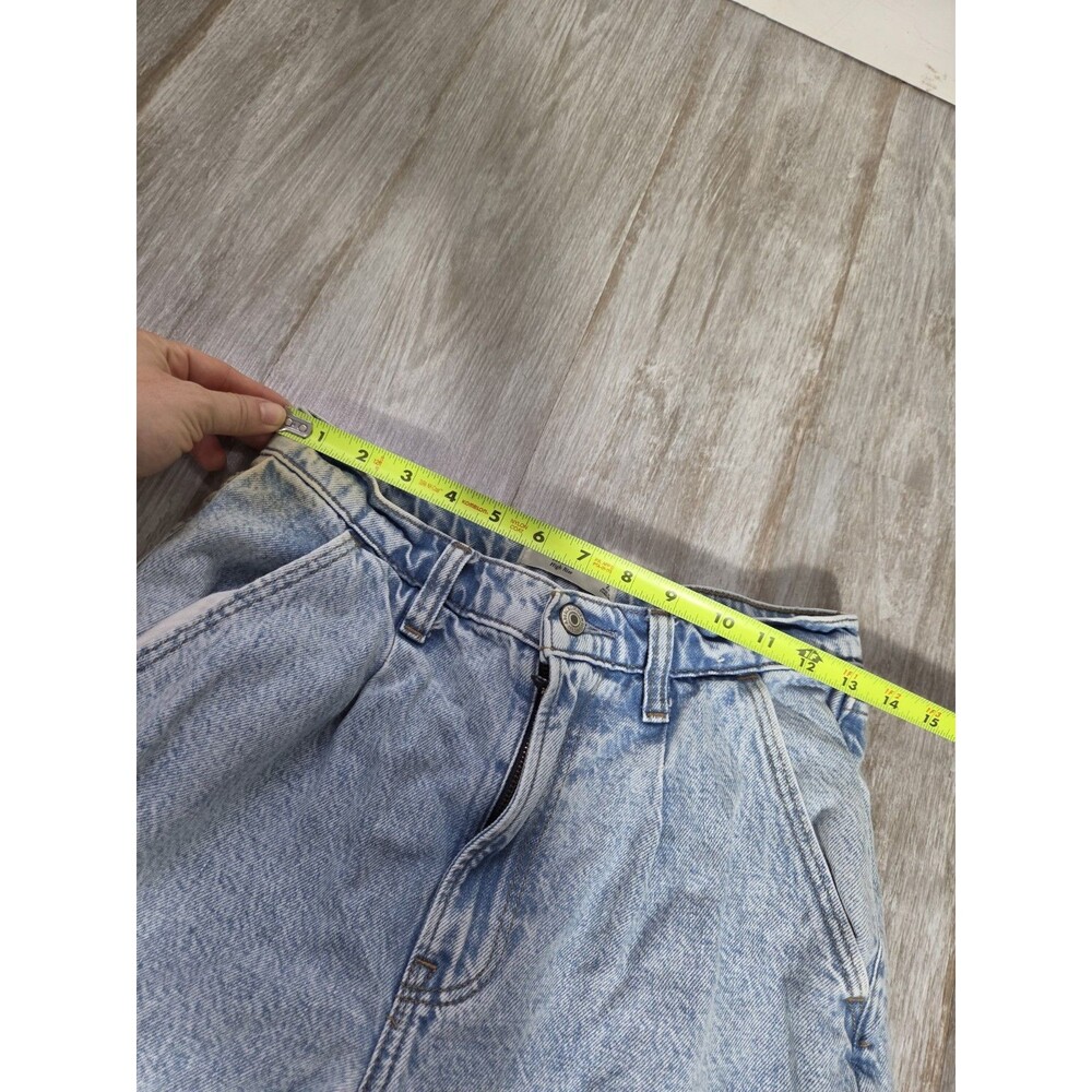 Abercrombie & Fitch The Loose High Rise Jeans Light Wash Straight Leg 26/2R GUC - Picture 8 of 12
